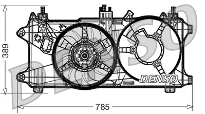 DENSO DER09084 Fan Motoru Doblo Tek Motorlu 1,3 / 1,9jtd 05> 51755589