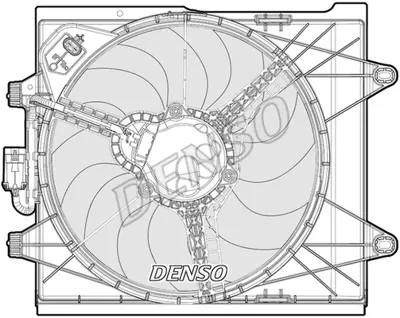 DENSO DER09096 Radıator Coolıng Fan 52092165