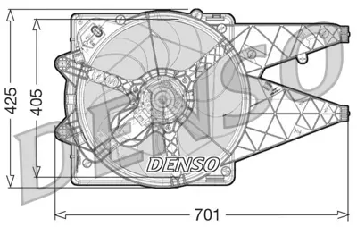 DENSO DER09101 Fan Motoru 51859292