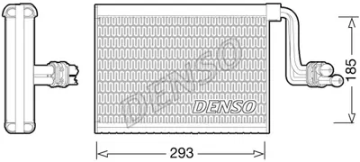 DENSO DEV05002 Evaporator E81 116i-118i-120i- E90 316i-318i-320i 07-11 64119179802