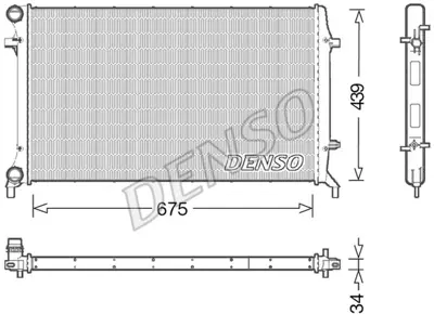 DENSO DRM02027 Radyatör. Motor Soğutması 4F0121251AR