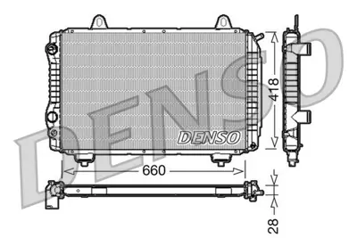 DENSO DRM09071 Radyator Ducato Daıly 88>94 5981188