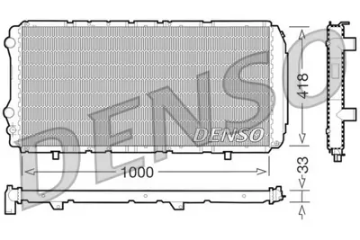 DENSO DRM09075 Radyator Cıtroen Jumper 2,5 D Ac 1330X4