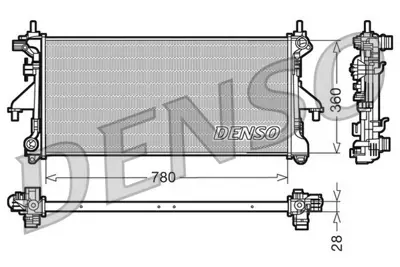 DENSO DRM09079 Motor Su Radyatoru Boxer Iıı Jumper Iıı 22dt / C81 / C96 / C110 Puma Ducato Iıı 2,3jtd Karsan Jest 2 1333E5 1366650080