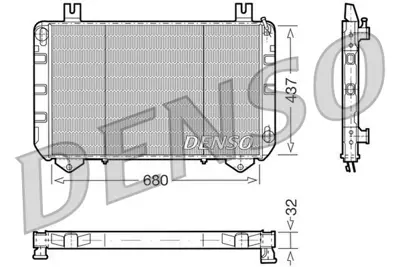 DENSO DRM10094 Motor Su Radyatoru Transıt Eskı Model 86> 81VB8005CA