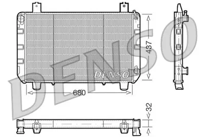 DENSO DRM10095 Motor Su Radyatoru Transıt Eskı Model 84VB8005HB