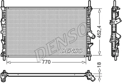 DENSO DRM10111 Radyatör. Motor Soğutması BK218005CC