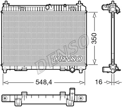 DENSO DRM10113 Radyatör. Motor Soğutması BE8Z8005A