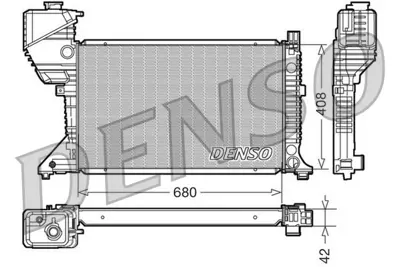 DENSO DRM17017 Motor Radyatoru Sprınter 901 902 903 904 96>06 (Mekanık Sanzıman) 42mm 9015003300