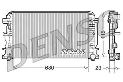 DENSO DRM17018 Motor Su Radyatoru (680x414x23) Crafter 06> Sprınter 06> A9065000002