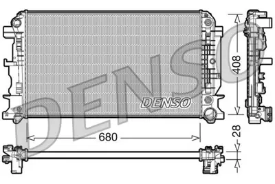 DENSO DRM17044 Motor Radyatoru Sprınter 906 06>16 Crafter 06>16 (Otomatık Sanzıman) 9065000402