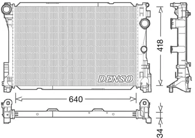 DENSO DRM17049 Motor Su Radyatoru W204 07>14 S204 07>14 C204 11> C218 11>17 W212 09>16 C207 10>16 R172 11> A0995006203