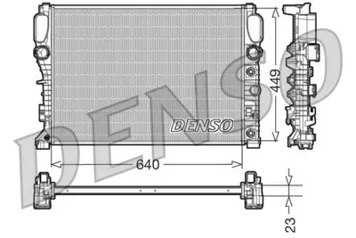 DENSO DRM17090 Motor Su Radyatoru (M112, M272) C219 04>10 W211 02>08 S211 03>09 2115000103