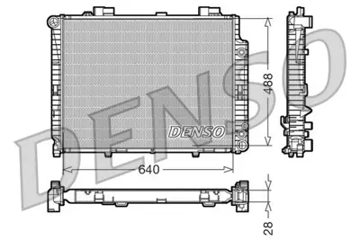 DENSO DRM17101 Motor Su Radyatoru E-Class W210 97>02 S210 97>03 2105006203