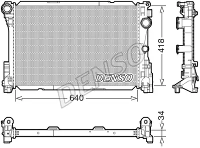 DENSO DRM17115 Motor Su Radyatoru C218 14>17 W212 09>16 S212 10>16 C207 10>16 R172 12> A0995002603