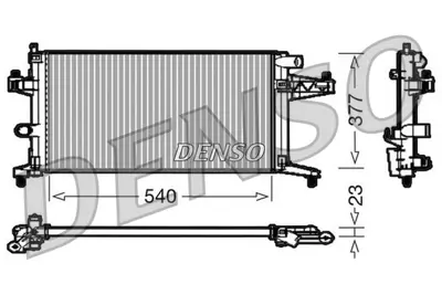 DENSO DRM20038 Su Radyatörü 9201956