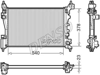 DENSO DRM20046 Motor Su Radyatoru Corsa D A12xer A14xer 1300339