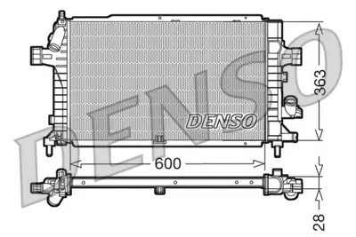 DENSO DRM20102 Su Radyatörü 13143570