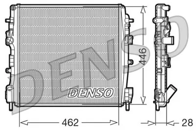 DENSO DRM23018 Motor Su Radyatoru Kangoo 1,5dcı 02> Trafıc Iı 2,5dcı 01> 8200240818