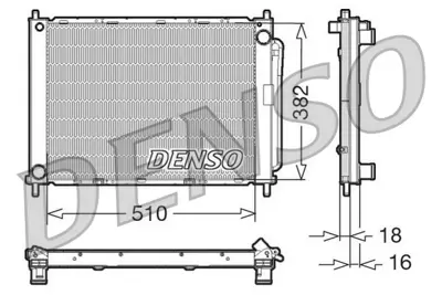 DENSO DRM23100 Su Radyatörü 8200688390