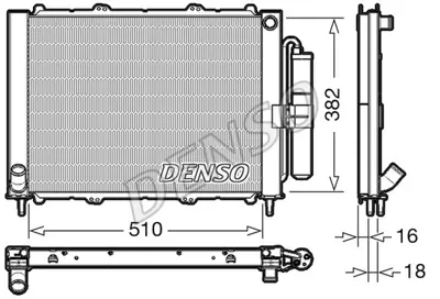 DENSO DRM23103 Su Radyatörü 8200732379