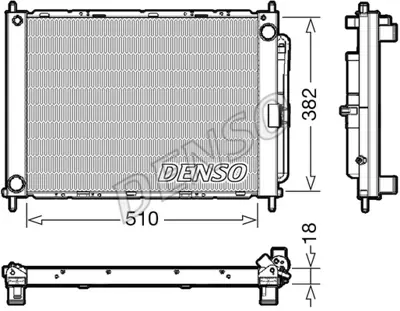 DENSO DRM23111 Radıator 8200688390