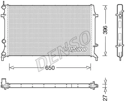 DENSO DRM32043 Radyatör. Motor Soğutması 