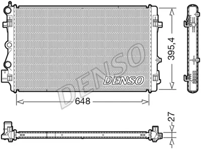 DENSO DRM32051 Radyatör. Motor Soğutması 6R0121253R