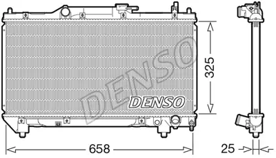 DENSO DRM50115 Radyatör. Motor Soğutması 1640003180