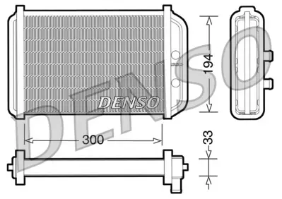 DENSO DRR09033 Kalorıfer Radyatoru Jumper Boxer Ducato 2,2hdı / 2,8 / 2,8td / 2,8hdı 99>06 46722710