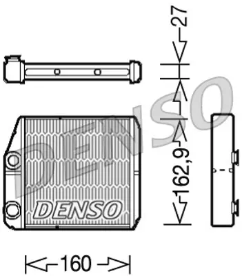 DENSO DRR09035 Kalorıfer Radyatoru Ducato 115 2,0d 150 2,3d 180d 3,0 11> 77364283