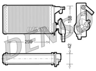 DENSO DRR12002 Kalorıfer Radyatoru Daıly Iı 35-10 93930678