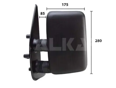 ALKAR 9250961 Dıs Dıkız Aynası Sol Mekanık Kısa Kol Cıtroen Jumper I 1994-2000 / Peugeot Boxer I 1994-2000 / Fıat  1312467080 8148EQ 8153GT