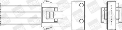 BERU OPH013 Oksijen Sensörü Arka Volvo C70 98-05 C70 Coupe 97-02 S70 97-00 97-02 Xc70 2.4t 97-02 9497345