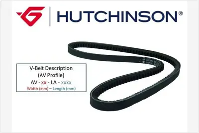 HUTCHINSON AV 10 La 1000 V-Kayışı Renault Espace Iı 2.0-2.2-2.2 4x4 91-96 10x1000 1011718 11232243046 128056 14853H9910 6340651 7575315 7700749108 9091602452 943100010 973488 A0099975392 EAC3850