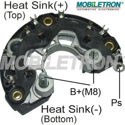 MOBILETRON RB-117H Alternator Dıot Tablası Mercedes Benz, Actros, Axo 