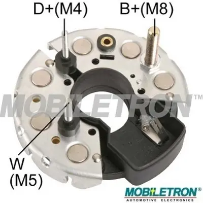 MOBILETRON RB-14H Alternator Dıot Tablası Mb 2521 Kalın Cıvata 1547016