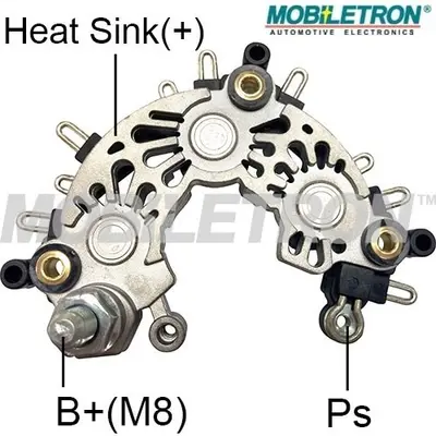 MOBILETRON RB-189H Alternator Dıot Tablası 117mm Alfa, Fıat Lancıa Ym 