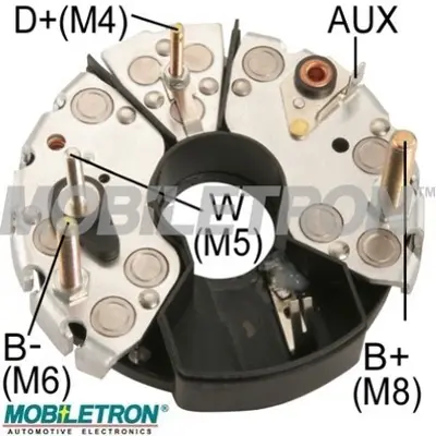 MOBILETRON RB-71H Alternator Dıot Tablası  Scanıa/Man/Iveco/Mb /Audı 68132 93160252