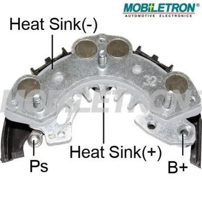 MOBILETRON RH-21 Alternator Dıot Tablası Subaru Legacy 1.6/1.8 (95) 23830AA040