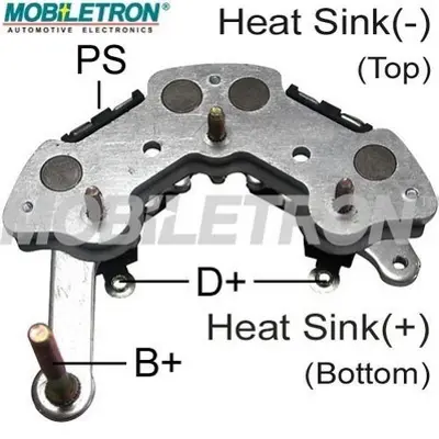 MOBILETRON RH-74A Alternator Dıyot Tablası Isuzu Npr66 Champıon (8×50 Amp.D) 