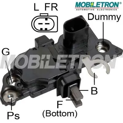 MOBILETRON VR-B254 Alternator Konjektor 12vvw Transp/Bora/Golf/Passat 