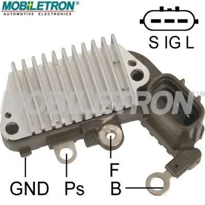 MOBILETRON VR-H2005-52A Alternator Konjektor Caterpıllar Forklıft  57.5 Mm 