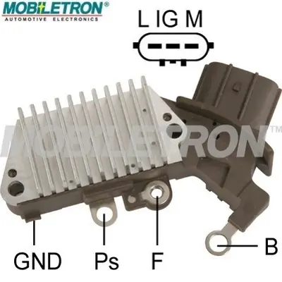 MOBILETRON VR-H2005-65 Alternator Konjektor Toyota 2000 - 2005 12v 2770021020