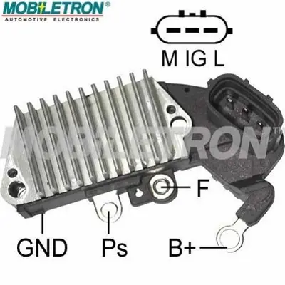 MOBILETRON VR-H2005-81 Alternator Konjektor 12v Toyota Yarıs 1.0 16v / Co 