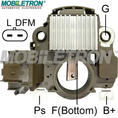 MOBILETRON VR-H2009-105SE Alternator Konjektor Peugeot Partner 206-207-307 506