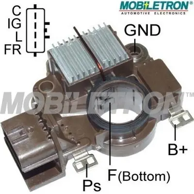 MOBILETRON VR-H2009-110 Alternator Konjektor 12v Mıtsubıshı Pajero Mını A866X44472