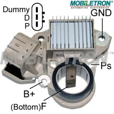 MOBILETRON VR-H2009-114 Alternator Konjektor Mazda 6 2.0 16v (P-D-Dummy) A866X50572