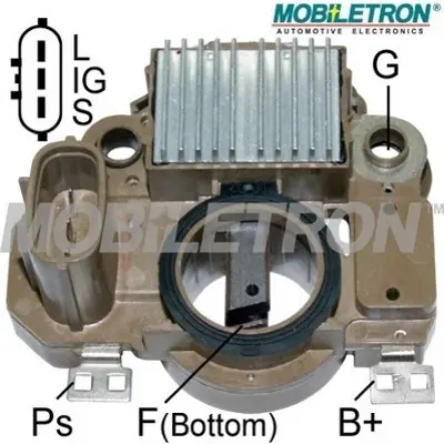 MOBILETRON VR-H2009-135B Alternator Konjektor 24v 100a Iveco Quasar- Volvo 