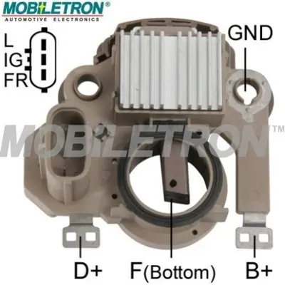 MOBILETRON VR-H2009-62 Alternator Konjektor Mıtsubıshı,Honda Accord A866X31882